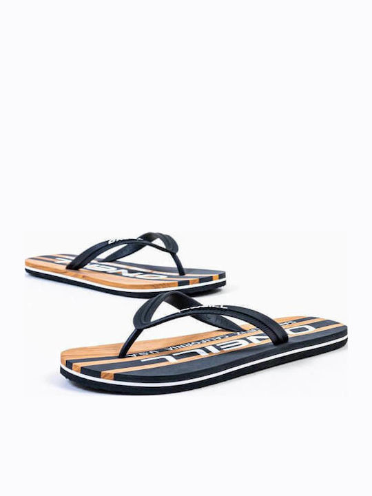 Profile Cali Ανδρικά Flip Flops Μαύρα