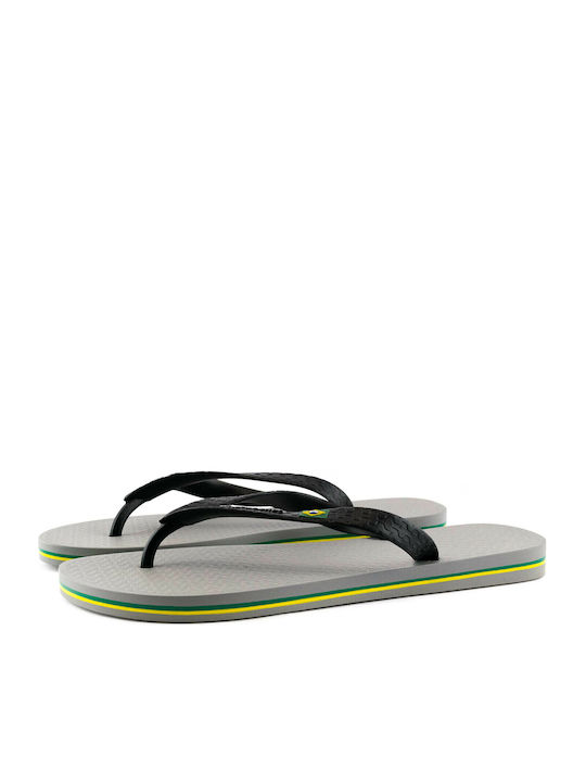 Classic Brazil II Men's Flip Flops Gray