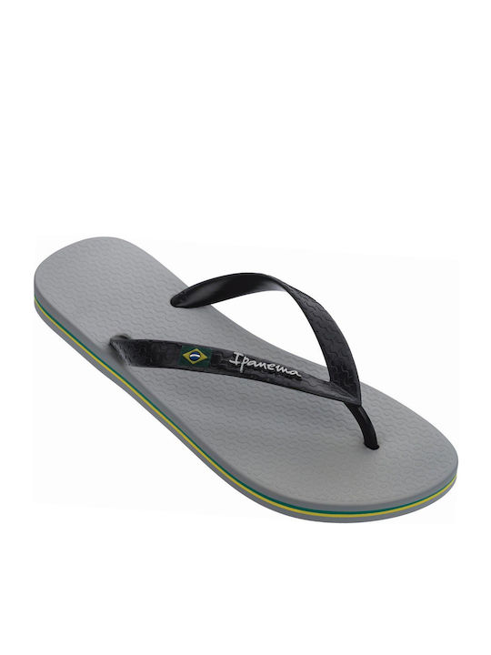 Classic Brazil II Men's Flip Flops Gray