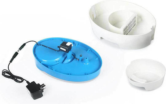 Bimar Automatisch Wasserspender / Brunnen für Hund & Katze auf Basis von 800ml in Blau Farbe