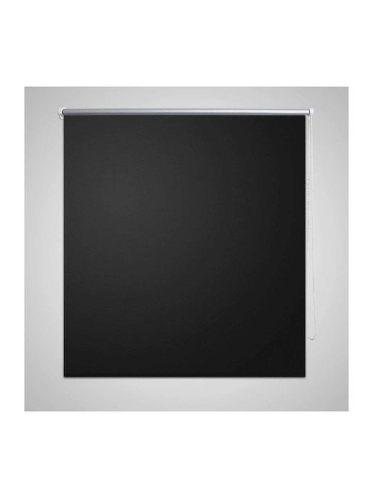 vidaXL Roller Blinds Total Blackout Black W60xH120cm 240747