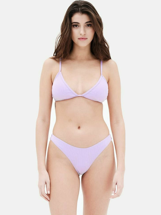 Set Bikini Τριγωνάκι Λιλά