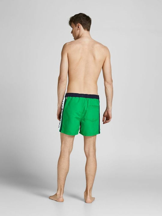 Jack & Jones Herren Badebekleidung Shorts Jelly Bean Gestreift