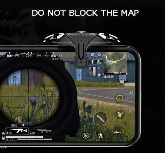 Mobile Gaming Triggers In Black Colour