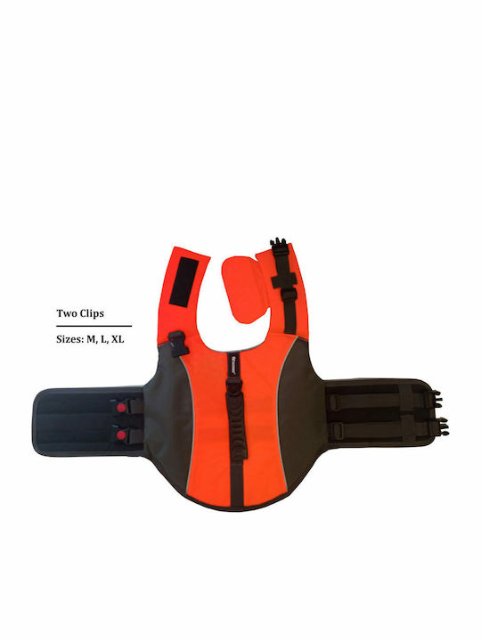 Pet Interest Life Jacket Dog Life Jacket Waterproof Large Red 63cm
