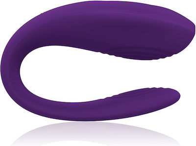 Intense Bruno Double Pleasure Vibrator pentru cupluri cu Telecomandă 11cm D-227613 Violet