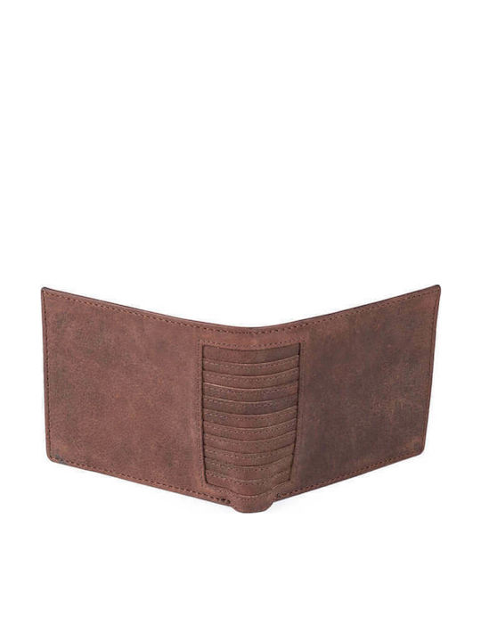 Leather Men's Wallet Classic Brown