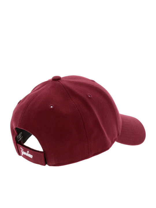 New York Yankees Jockey Burgundisch