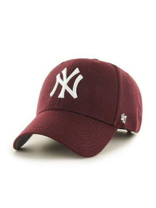 New York Yankees Jockey Burgundisch