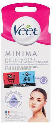 Veet Minima Easy Gel Facial Hair Removal Wax 20pcs