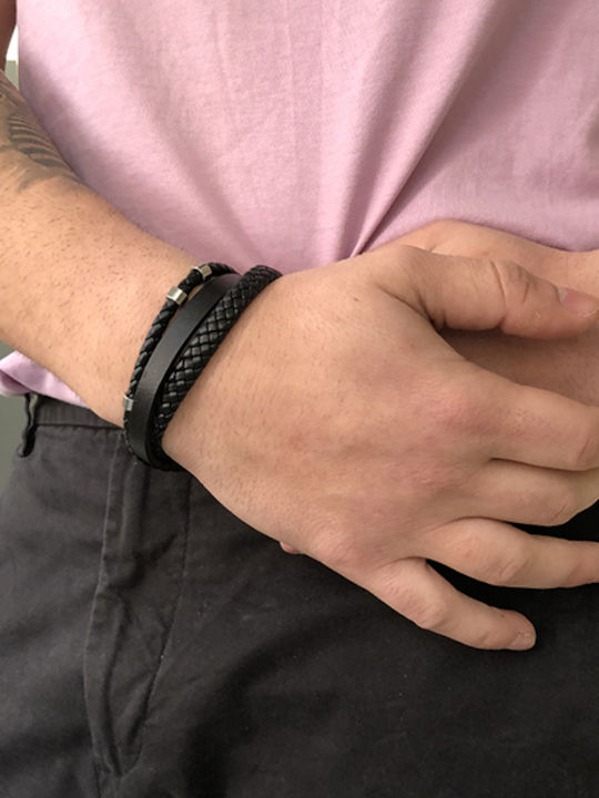 Verorama Herren Lederarmband