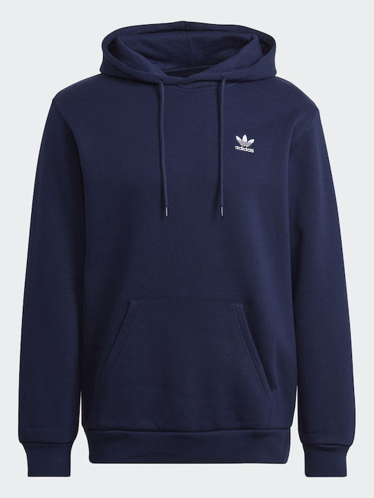 Adicolor Essentials Trefoil Sweatshirt With Hood Navy Blue