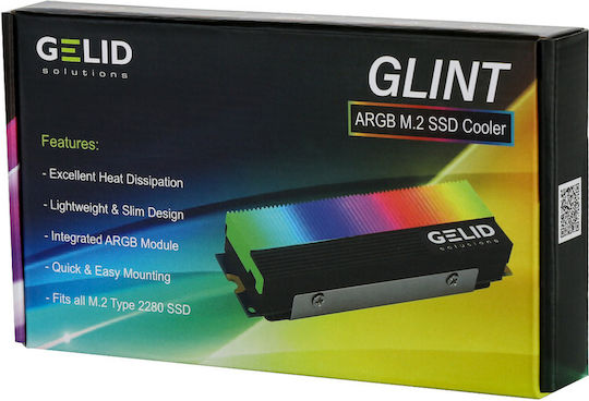 Gelid Solutions Охлаждане на M.2 SSD Черно