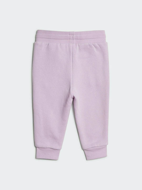 Adidas Kids Sweatpants Set Lilac 2pcs Adicolor