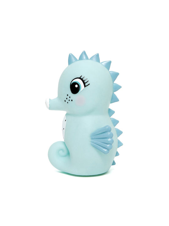Petit Monkey Παιδικό Διακοσμητικό Φωτιστικό Seahorse Μπλε 9x9x14εκ.