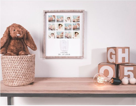 Baby Art Baby Imprint Frame made of Wood