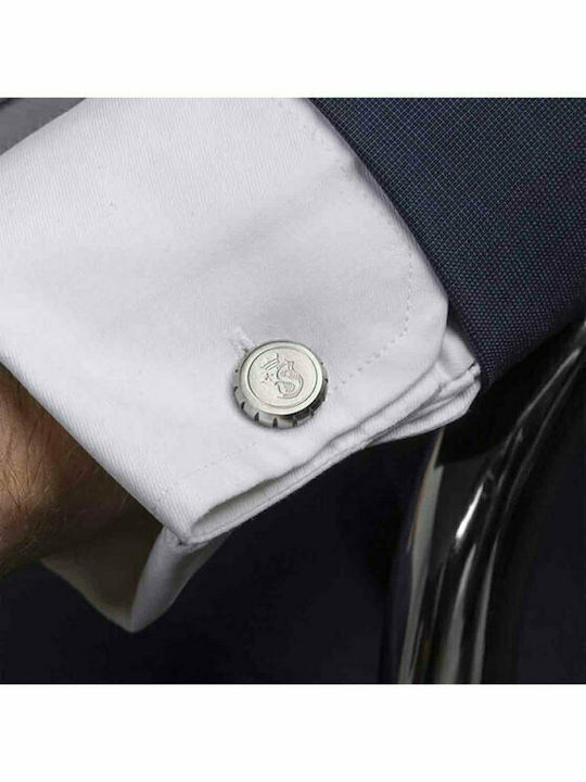 Festina Cufflinks of Steel Silver