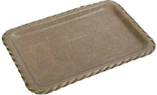Espiel Plastic Rectangular Serving Tray in Beige Color LTC2434K14-1 1pcs