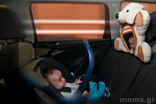 Miyali Baby Car Mirror Brown Puppy