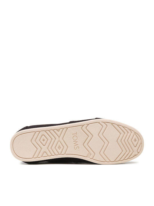 Recycled Cotton Alpargata Men's Espadrilles in Black Color