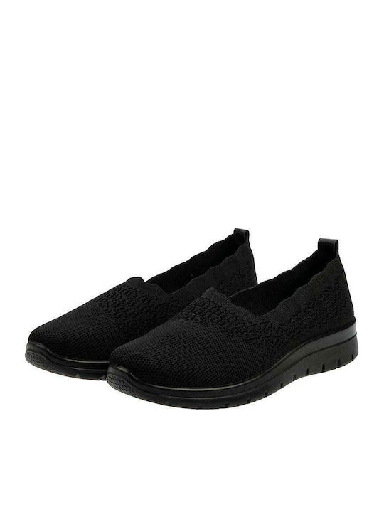 Ανατομικά Γυναικεία Slip-On Μαύρα