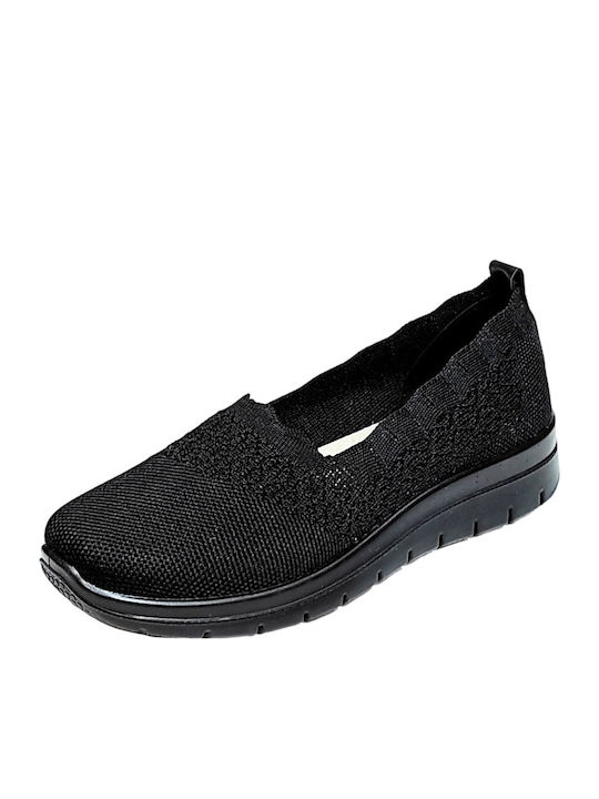 Ανατομικά Γυναικεία Slip-On Μαύρα