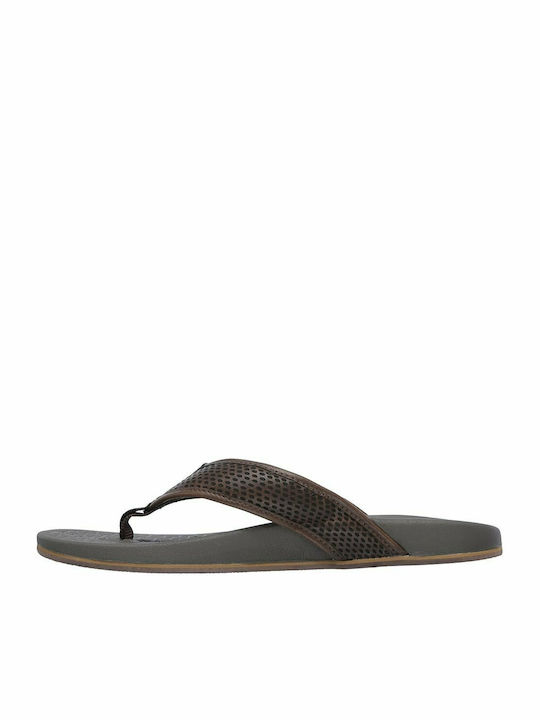 Emiro Men's Flip Flops Brown