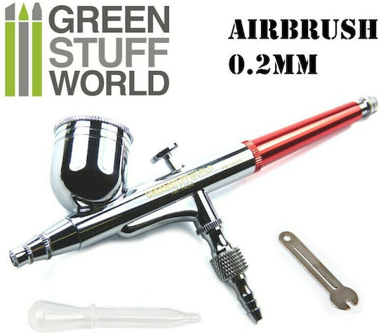 Green Stuff World Αερογράφος με Δοχείο 7ml Μπεκ 0.2mm