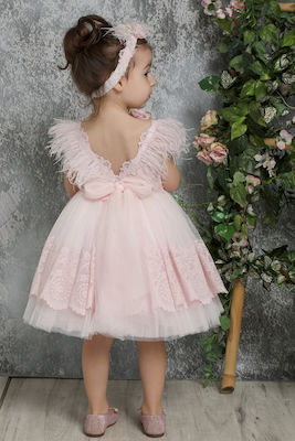 Mi Chiamo Baptism Outfit Pink