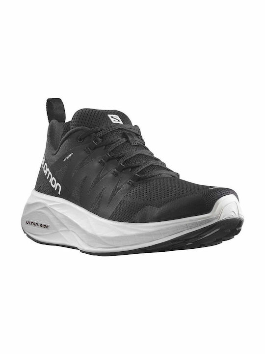 Salomon Glide Max Ανδρικά Αθλητικά Παπούτσια Running Black / White / Lunar Rock