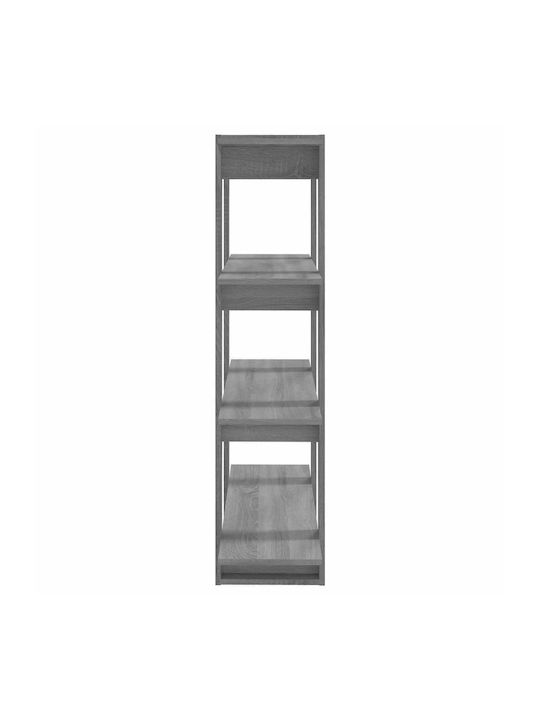 Grey Bookcase 100x30x123.5cm