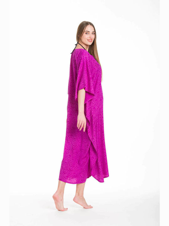Rima Beachwear 671-22 Feminin Lung Caftan de Plajă Violet