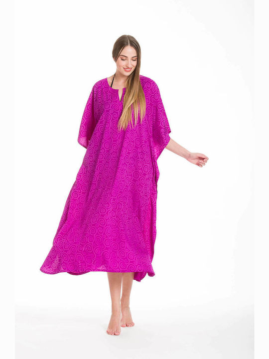 Rima Beachwear 671-22 Feminin Lung Caftan de Plajă Violet