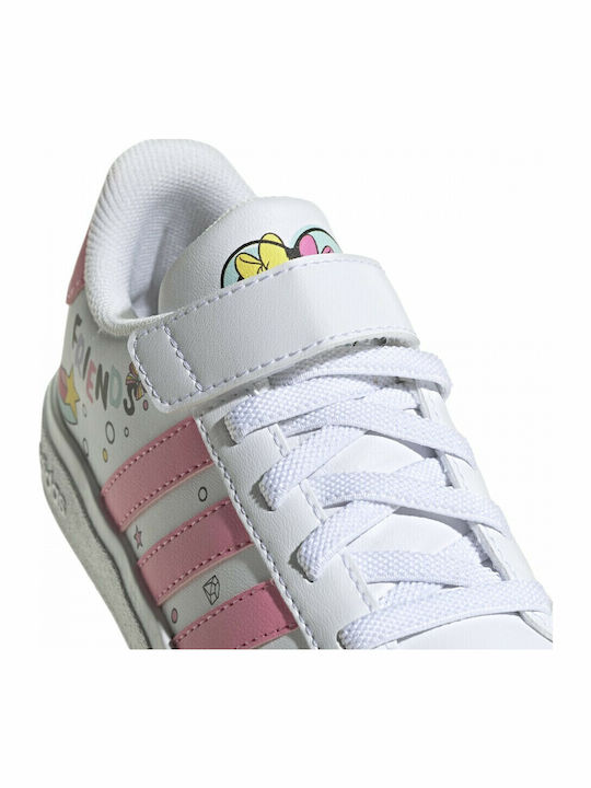 Grand Court Grand Court Детски маратонки Low Cloud White / Bliss Pink / Grey Two