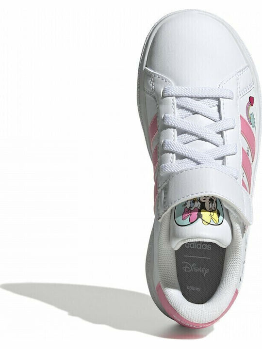 Grand Court Grand Court Детски маратонки Low Cloud White / Bliss Pink / Grey Two