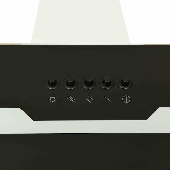 vidaXL Απορροφητήρας Καμινάδα 60cm Μαύρος