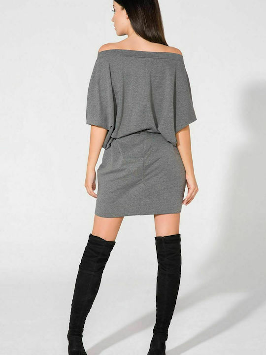 Tessita Sommer Mini Kleid Gray