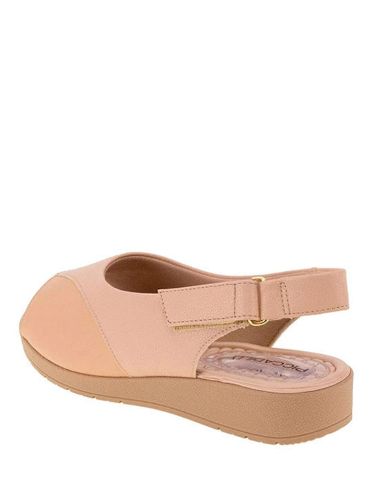 Sandale Casual Damă Din Piele Nude