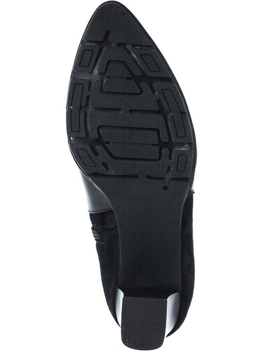 Leather Women's Ankle Boots Black