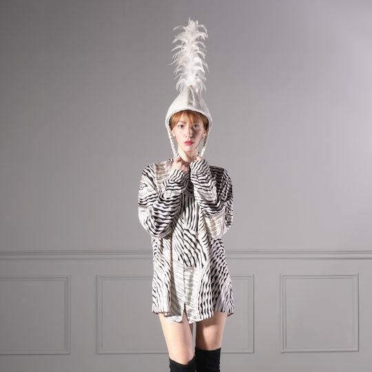 Supergreens Decorative Space Hat made of Fabric White 120cm 1pcs