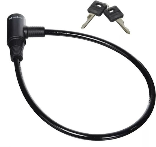 Master Lock Bicycle Cable Lock with Key Blue