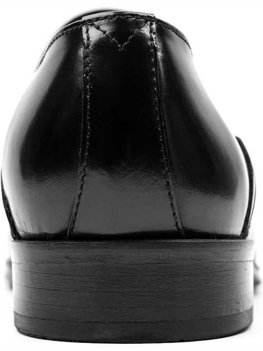 Δερμάτινα Ανδρικά Loafers σε Μαύρο Χρώμα