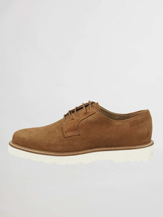 Gant Men's Suede Casual Shoes Tabac Brown