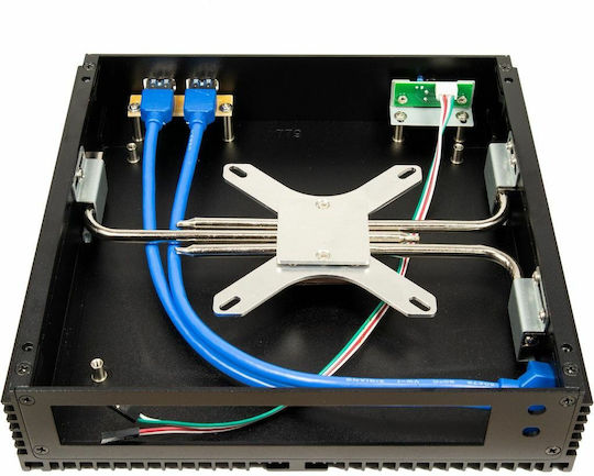 Inter-Tech IP-40 NUC Computergehäuse Schwarz