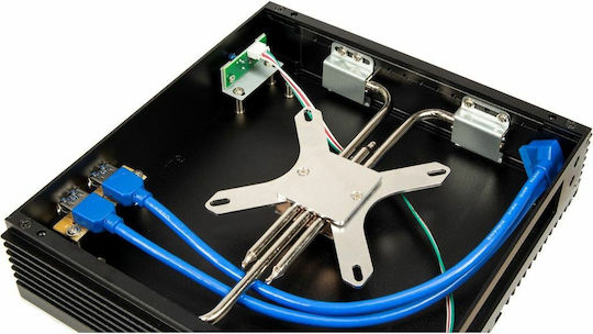 Inter-Tech IP-40 NUC Computergehäuse Schwarz