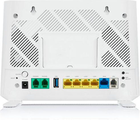 Zyxel DX3301-T0-DE01V1F Modem Router VDSL2 Wireless Wi-Fi 6 cu 4 Porturi Gigabit