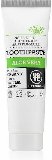 Urtekram Aloe Vera Οδοντόκρεμα Χωρίς Φθόριο Aloe Vera Βιολογική 75ml