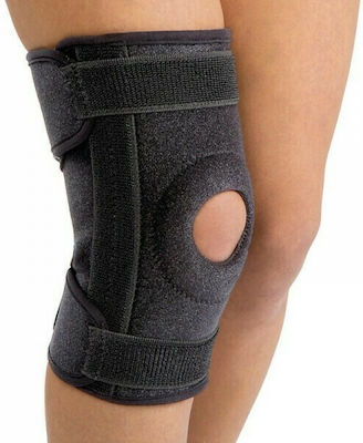 Anatomic Help 0555 Knee Brace with Hole Black