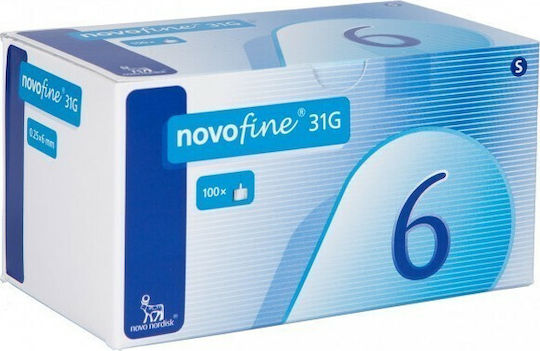 Novo Nordisk NovoFine Insulin 31G x 6mm 100Stück