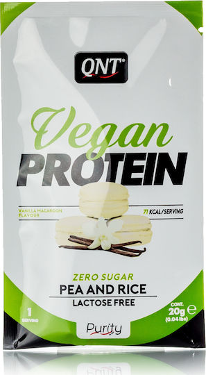 QNT Vegan Protein Gluten & Lactose Free with Flavor Vanilla Macaroon 20gr